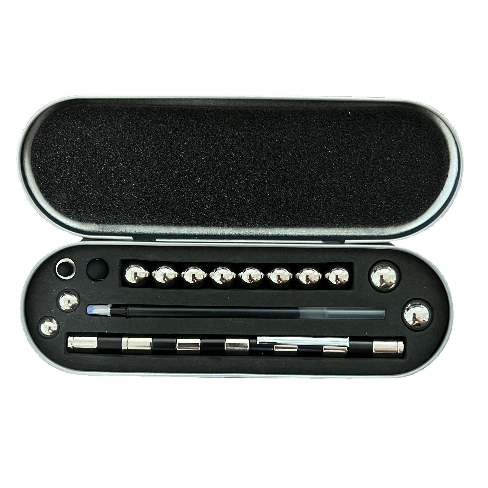 Two-Color Model Magnet Pen Color Ball Magnetic Pen Decompression Pen Magnetic Pole Decompression Pen Game Children's Toys - Image 21