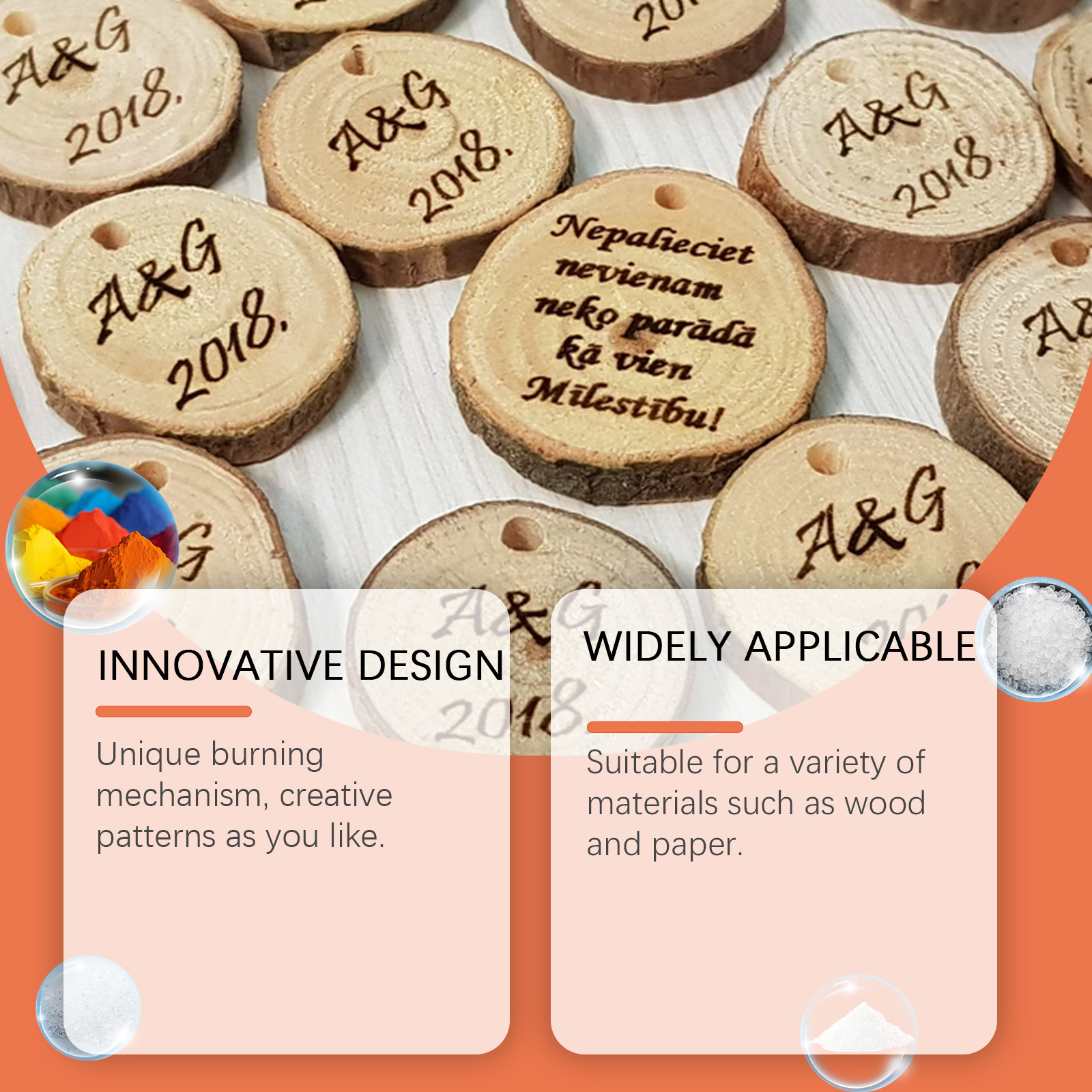 Jakehoe Burning Pyrograph Pen Wood Burning Effect Burning Pyrograph Pen Art Marker Pyrograph Pen Burning Pen - Image 4