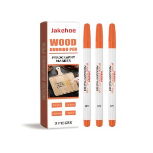 Jakehoe Burning Pyrograph Pen Wood Burning Effect Burning Pyrograph Pen Art Marker Pyrograph Pen Burning Pen