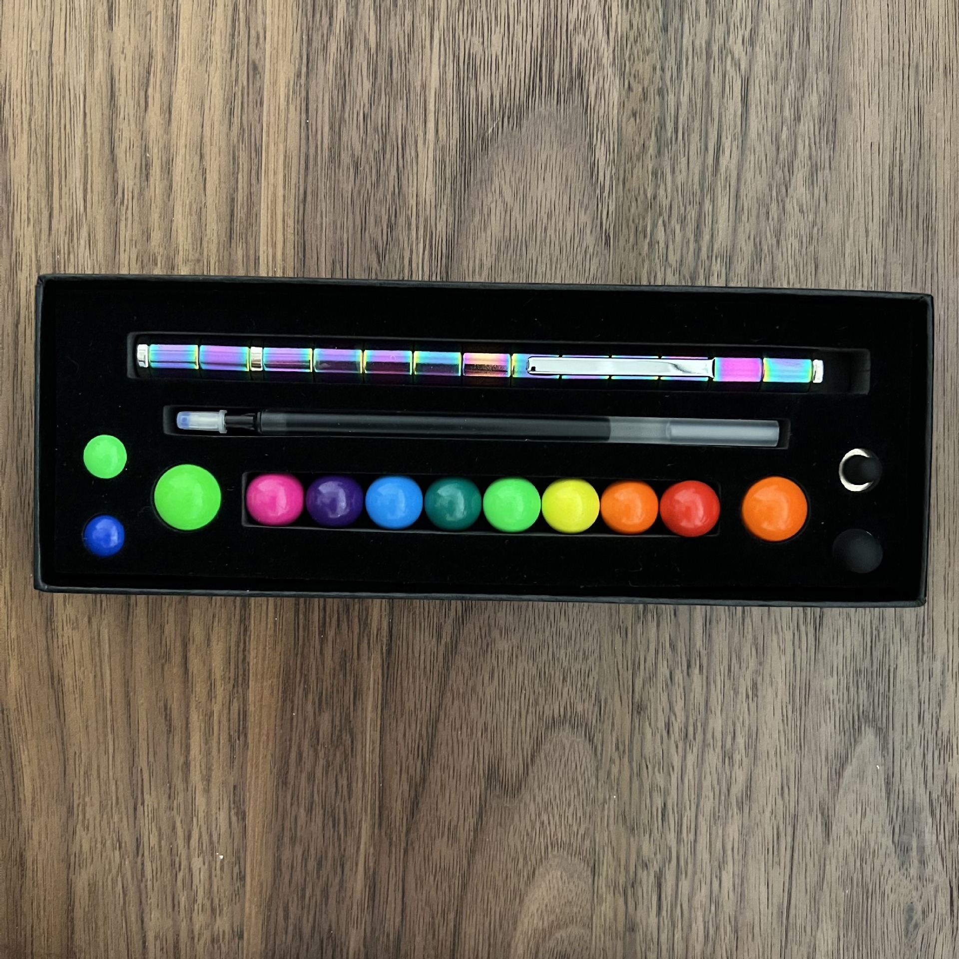 Two-Color Model Magnet Pen Color Ball Magnetic Pen Decompression Pen Magnetic Pole Decompression Pen Game Children's Toys - Image 16