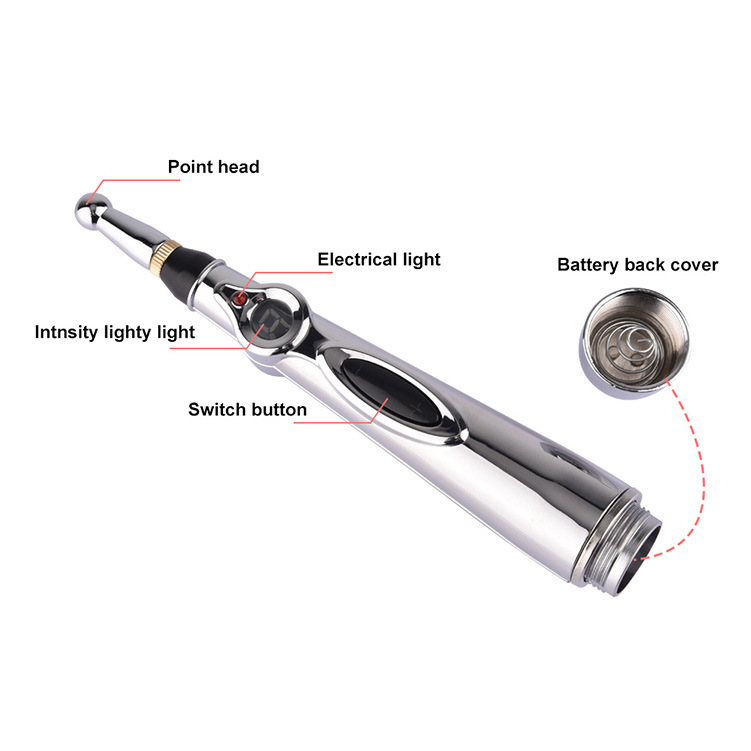 Five-Headed Meridian Pen Laser Acupoint Pen Energy Massage Pen Physiotherapy Pen Dredging Acupoint Stick - Image 2