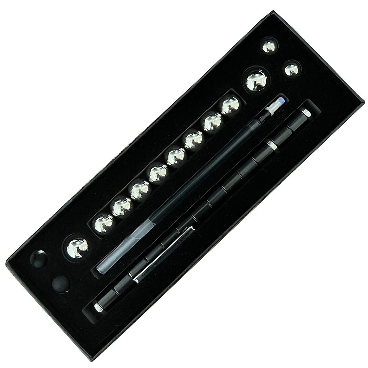 Two-Color Model Magnet Pen Color Ball Magnetic Pen Decompression Pen Magnetic Pole Decompression Pen Game Children's Toys - Image 4